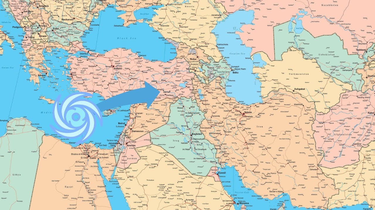 Storm Coral Threatens Parts of the Middle East