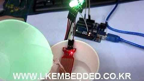 Lecture_04 아두이노 우노 R3  - 수위센서_3색 LED 실습