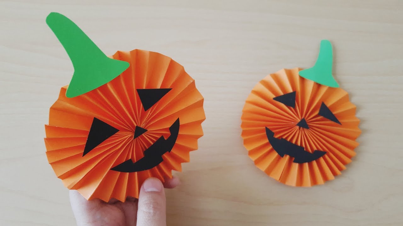 🎃 Halloween Pumpkin Craft - YouTube