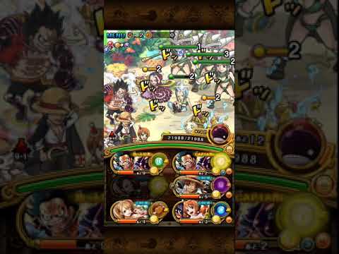 【トレクル攻略】夏の娘パラダイス5！暴食 ダブルSPルフィも全然いけるらくらく攻略