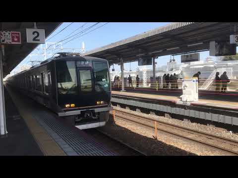 321系(D30編成)H普通四条畷行き　明石駅発車