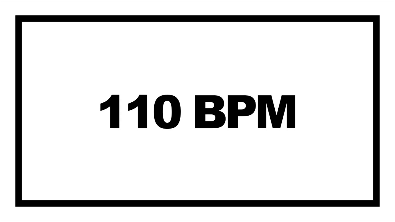 Metronome 110 BPM YouTube