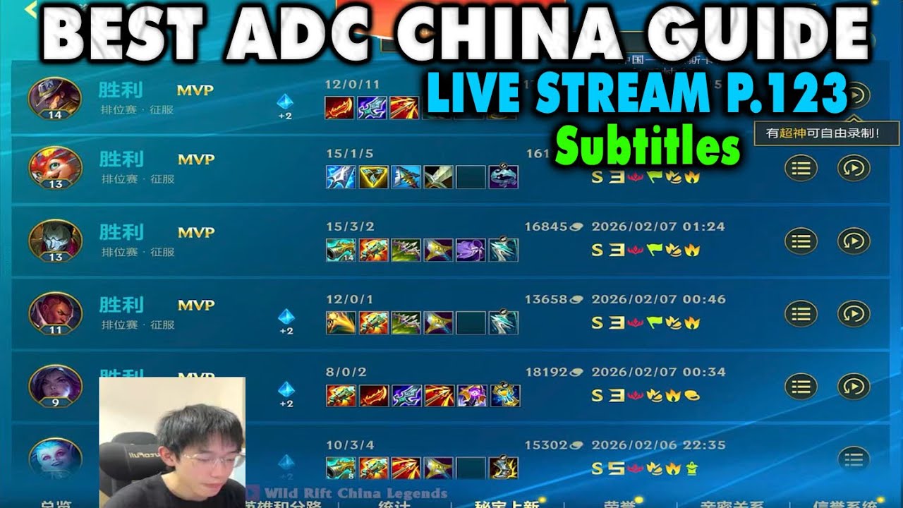 Wild Rift China Best ADC | 9 Champion Meta Pick & Anti Meta in New Patch - Rank Up Fast | Subtitles