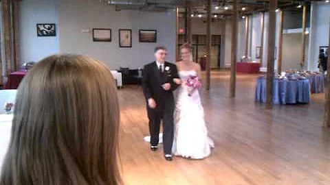 Here comes the bride!