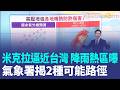 準米克拉颱風下週逼近台灣！氣象署揭「2種可能路徑」降雨熱區曝光｜三立新聞LIVE