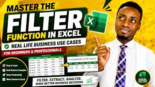Stop Scrolling Through Excel — The FILTER Function Does It For You (Real Business Use Cases)