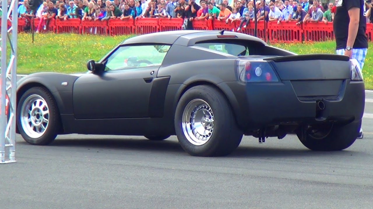 Speedster Drag Racing Opel Speedster 2.0 Turbo - KICKDOWN Power Drag Acceleration 0-180 km/h ...