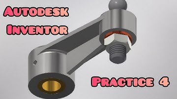 AUTODESK INVENTOR PRACTICE 4 in / Machine drawing / Engineering drawing.