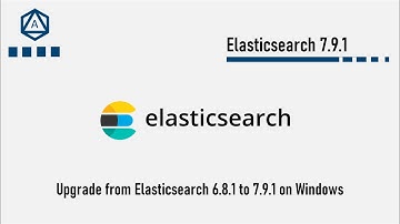 Upgrade Elasticsearch 6.8.1 to 7.9.1 on Windows