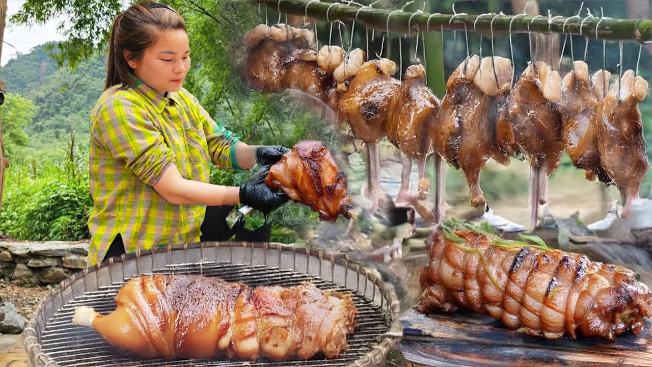 How to Make Grilled Pork at home - Secret to preserving lard for up to 1 year | Ly Tieu Ha
