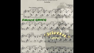 Edvard  GRIEG :  Arietta  Lyric Pieces op.12 no.1 ( classical piano  ) @nourskean1039