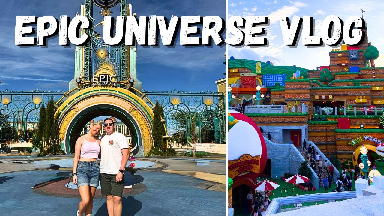 My First Time at Epic Universe Theme Park🌍 - 2026 Trip, Day 2🏨