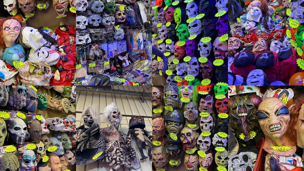 🧛‍♂️ MERCADO SONORA Novedades para HALLOWEEN | Máscaras desde $35 pesitos Centro CDMX