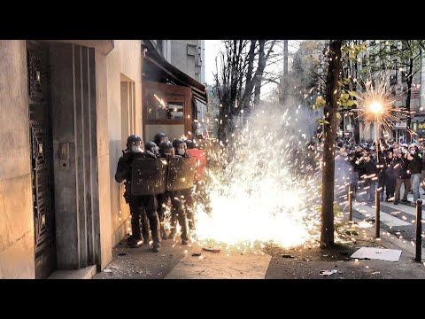 « Avec Macron, le peuple ne quitte plus la rue », reportage à Paris