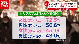 「新型コロナ」で今年は増加？ “クリぼっち”向けサービス続々（2020年12月15日放送「news every.」より）