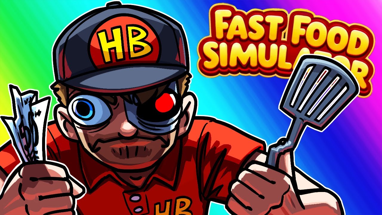 Fast Food Simulator - Youtubers Getting a Real Job!