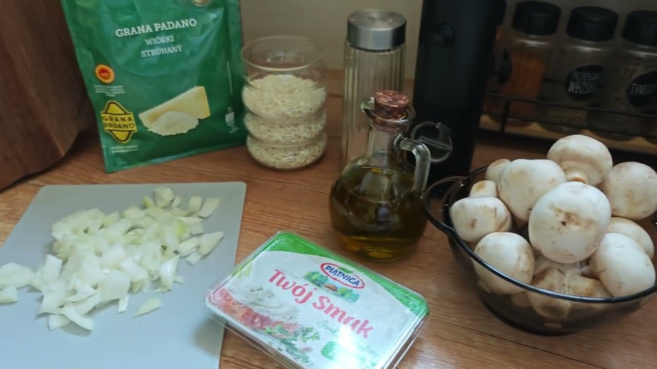 Risotto z pieczarkami w tefal multicooker cook4me pro touch 