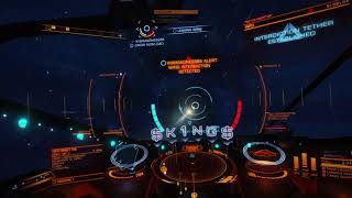 Elite Dangerous_2 v1, my python n a krait mkii, against a imperial clipper, homie battles