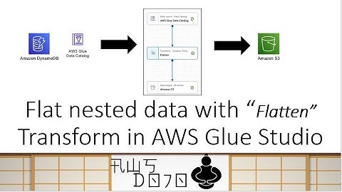 AWS Tutorials - Flat nested data with “Flatten” Transform in AWS Glue Studio