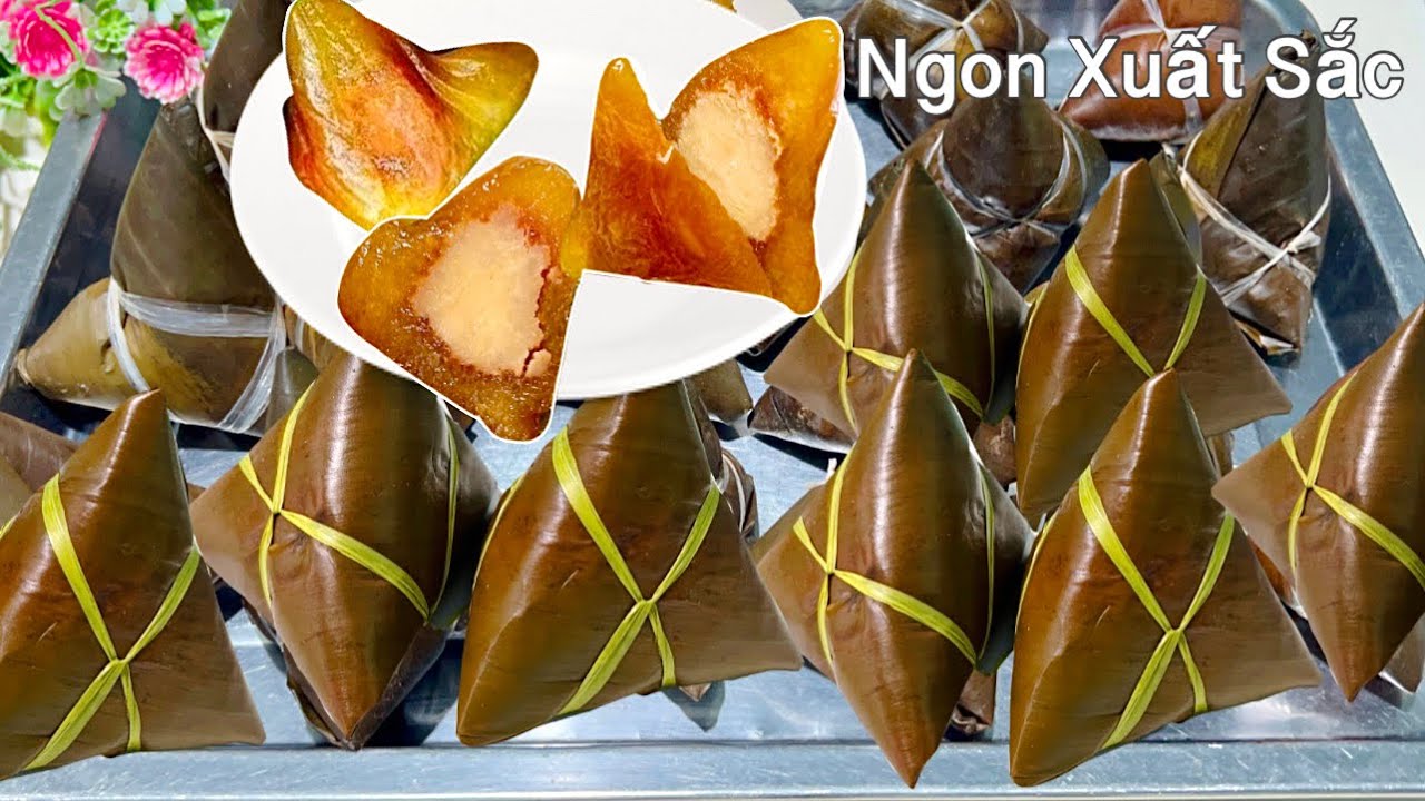 Phát Hiện Cách Làm BÁNH Ú NƯỚC TRO Ngon Nhất Từ Trước Giờ- Sweet sticky rice cake