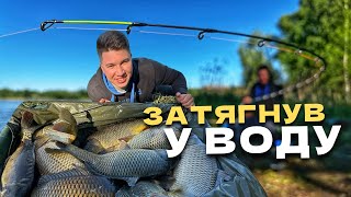 ТУТ РИБИ КИШИТЬ‼️ ЗАТЯГУЄ У ВОДУ🎣 ПОВНИЙ САДОК🐟