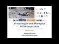 Preparing For And Managing MSHA Inspections Preparing For And Managing MSHA Inspections