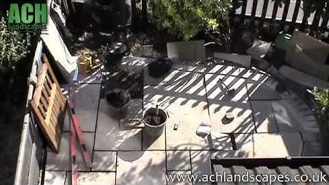 Time Lapse - Building a Patio and Fence