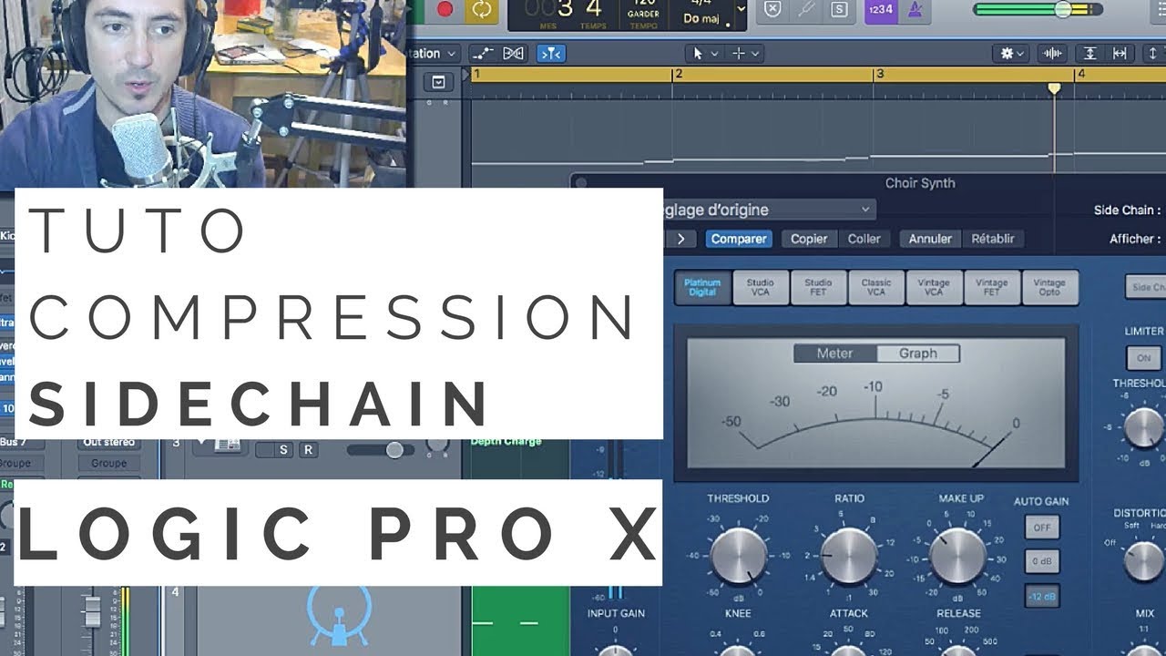 COMMENT FAIRE UNE COMPRESSION SIDE CHAIN (LOGIC PRO X) - YouTube
