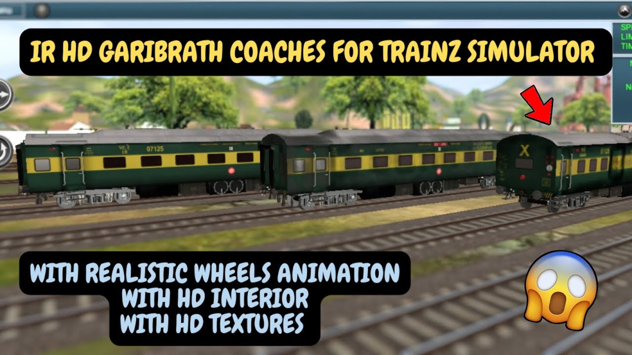 #download NEW FREEWARE IR HD GARIBRATH COACHES in trainz simulator ...