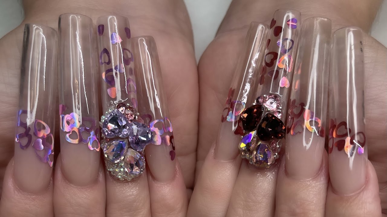 Watch Me Apply Acrylic On XXL Nails NonDominant Hand JC Beauty