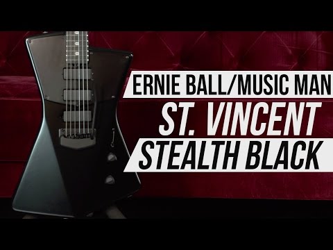 Ernie Ball Music Man St. Vincent Stealth Black