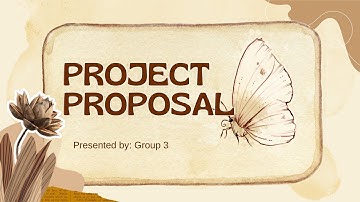 Project Proposal Video Group 3