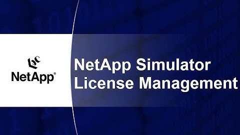 NetApp Simulator License management