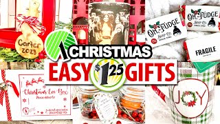 *EASY* Christmas Gift Ideas made in 5 Minutes! $1 Dollar Tree DIYs 2023