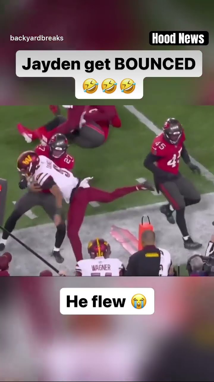 He flew #hoodnews #commanders #NFL #jaydendaniels #football #omg #how #wow #wtf #defense #ouch #us