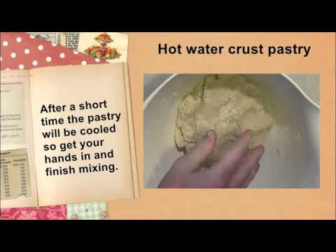 Hot water crust pastry