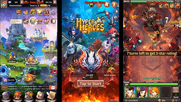 Hyper Heroes (EN) - First look. RPG with beautiful graphics (Android RPG)