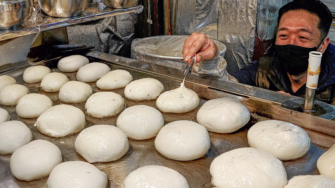 Самая популярная уличная закуска в Корее?! Корейский сладкий блинчик-хотток / Корейская уличная еда