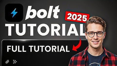 Bolt.new Tutorial for Beginners | Design a Beautiful Landing Page Instantly