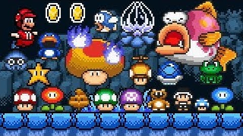 SMBX 1.4.4 - My Custom GFX | PowerUps GFX (Custom). HD