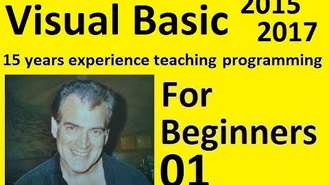Microsoft Visual Basic For Beginners, Installing Visual Studio Community Edition Part 1