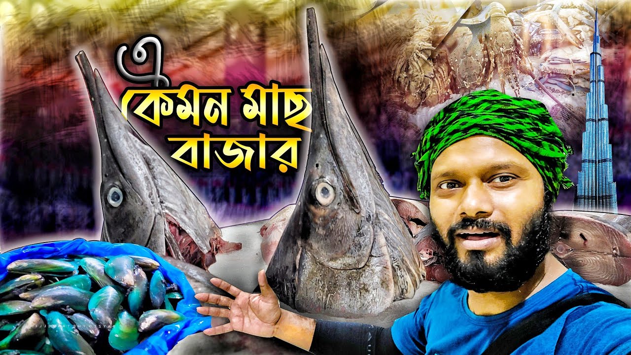 Waterfront market Dubai fish market দুবাই ভ্রমণে নতুন কিছু UAE