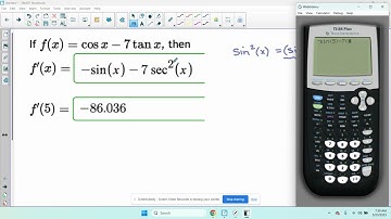 MAT190: Chapter 3 - Evaluating Trig Functions in TI-84