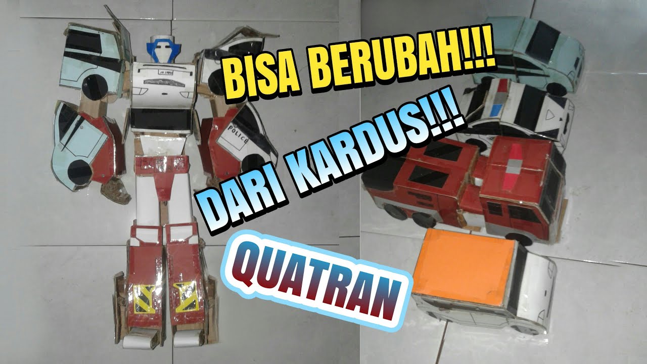 Tobot] 4 units combined large robot tobot quatran - YouTube