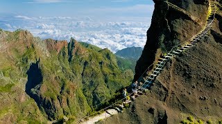 Madeira's CRAZIEST Hiking Trail! (Pico do Arieiro + Pico Ruivo)