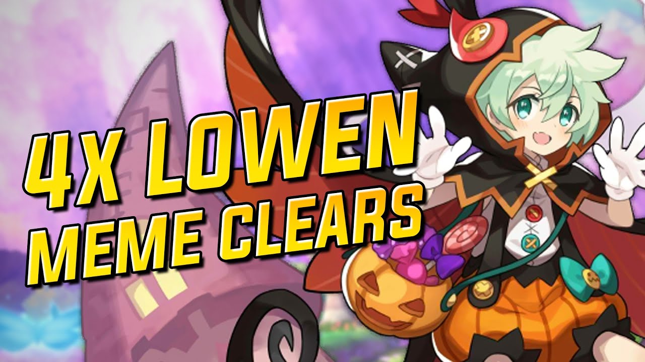 4x Lowen Meme Clears: mHMS, mHMC, eCiella, and eVolk | Dragalia Lost