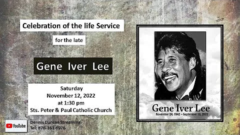 Celebration of life Service for the late Gene Iver...