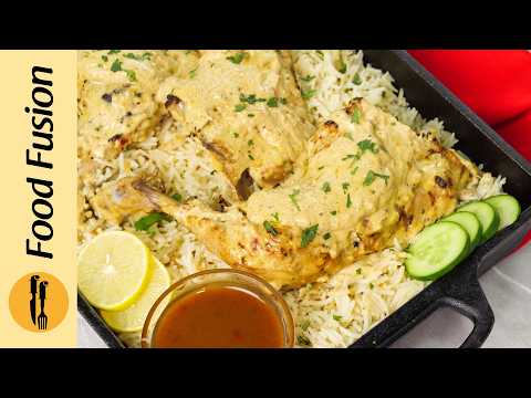 Malai Tikka Rice Platter Recipe by Food Fusion