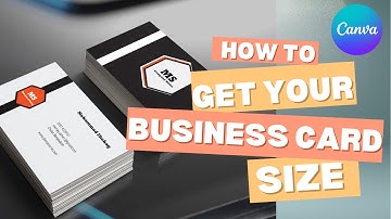 How to Design a Business Card in Canva | Correct Size & Print Settings