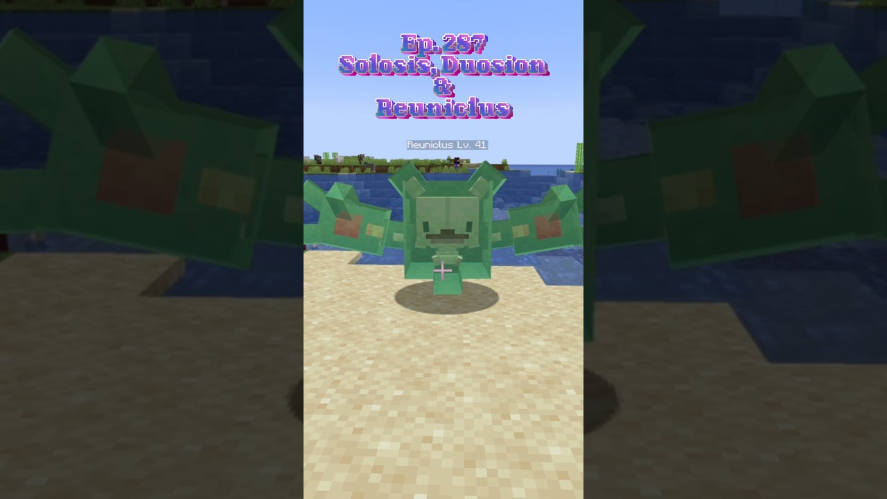 How to Catch Solosis, Duosion & Reuniclus in Cobblemon! #cobblemon #minecraft #pokemon #gaming